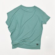 W ヨガルーズTシャツ レディース フィットネス ヨガ シャツ ワサビ(V99) Mサイズ SNW013470N