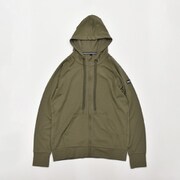 エッセンシャル ジップフーディ M ESSENTIAL ZIP HOODIE SNM013960N W03 ストーングレー Sサイズ [アウトドア パーカー メンズ]