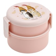 ONWR1AG mofusand 【弁当箱】抗菌丸型ランチBOX2段 [ランチグッズ]