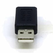 USB Micro(オス)to USB A(オス) 変換アダプター ブラック CP6308