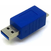 USB3.0 Micro to USB3.0 A 変換アダプター ブルー CP7145