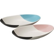 三彩 カレー皿 ペアセット (2枚入り) 52832