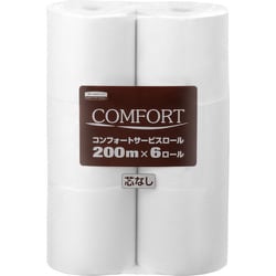 11305 [クレシア コンフォート サービスロール 200MX6ロール 芯なし]