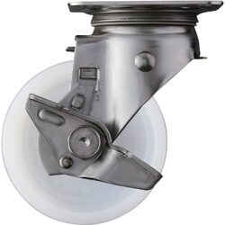 ハンマー SUS サイドSP付 ナイロン車100mm 313S-N100