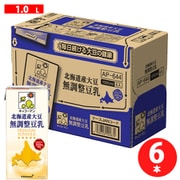 北海道産大豆 無調整豆乳 1L×6本