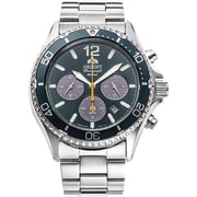 ORIENT(オリエント) Sports(スポーツ) Orient Mako (オリエントマコ) ダイバーデザイン クロノグラフ ソーラーパワード メタルバンド(SUS316L) メンズ RN-TX0204E
