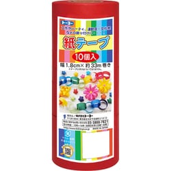 紙テープ10P 赤 113025