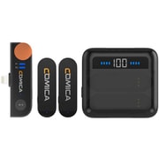 COMICA Vimo S 2.4Gデュアルチャンネル ミニワイヤレスマイク(ライトニング/ブラック) Vimo S-MI-B