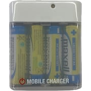 USBポート付 乾電池式緊急充電器(乾電池付) 白(ホワイト) BJ-EUSB1A WH