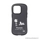 41-951132 [iFace First Classケース PEANUTS（ピーナッツ） くすみブラック・スリーピング iPhone 14 Pro用ケース]