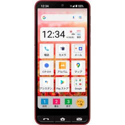 ヨドバシ.com - UQモバイル BASIO active レッド SHG09SRU