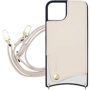 SH-IP14PM-EC [iPhone 14 Pro Max 用 ケース スマホショルダー スマホケース ショルダータイプ くすみカラー エレガンテ Elegante/エクリュ]