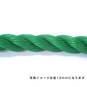 6300040528 [ポリエチレンロープ 緑 10mm 100m巻]