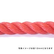 6300040530 [ポリエチレンロープ 赤 3mm 200m巻]