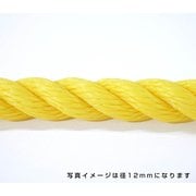 6300040562 [ポリエチレンロープ 黄 3mm 200m巻]