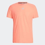 WIN CONFIDENCE ランニング HEAT.RDY 半袖Tシャツ TV984 IB7381 コーラルフュージョン Mサイズ [ランニングウェア シャツ メンズ]