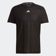 WIN CONFIDENCE ランニング HEAT.RDY 半袖Tシャツ TV984 HR3282 ブラック XSサイズ [ランニングウェア シャツ メンズ]