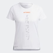テレックス アグラヴィック トレイル ランニングTシャツ KS872 HT9415 ホワイト Lサイズ [ランニングウェア シャツ レディース]