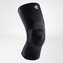 SPORTS KNEE SUPPORT サポーター 膝用 オールブラック XXLサイズ（大腿部周径：53-56cm 下腿部周径：43-46cm） 左右兼用 1枚入り 一般医療機器 62111362