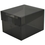 370929 [トレカ カードケースW LARGE Ver.2 クリアブラック トレーディングカード用品]