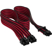 CORSAIR Premium Individually Sleeved 12+4pin PCIe Gen 5 Type-4 600W 12VHPWR Cable, Black&Red CP-8920334