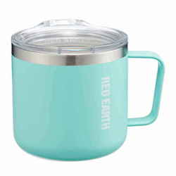 マグカップ フタ付き 320ml RED EARTH ステンレス ミントグリーン REA-2302