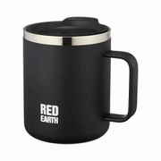 マグカップ フタ付き 370ml RED EARTH ステンレス ブラック REA-2500