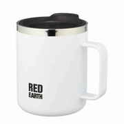 マグカップ フタ付き 370ml RED EARTH ステンレス ホワイト REA-2501