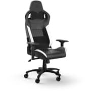 T1 RACE V2 ブラック/ホワイト PVCレザー素材/耐荷重120kg/160°リクライニング CF-9010060-WW