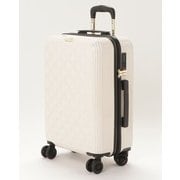 スーツケース 旅行日数目安:1~2泊 35L TSAロック搭載 機内持ち込み可 キルティングキャリーケース ホワイト CM12-4-00025 WH Sサイズ