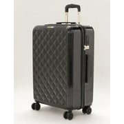 スーツケース 旅行日数目安:2~3泊 53L TSAロック搭載 キルティングキャリーケース ブラック CM12-4-00026 BK Lサイズ