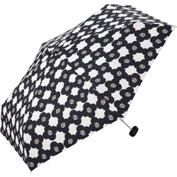 折りたたみ傘 晴雨兼用 カメリア ミニ 50cm 手開き式 紫外線防止効果 4360-155-002 BK