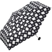 折りたたみ傘 晴雨兼用 カメリア ミニ 50cm 手開き式 紫外線防止効果 4360-155-002 BK