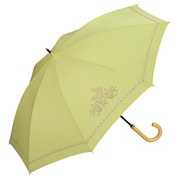 日傘 晴雨兼用 Wpc. T/Cすずらん刺繍 50cm 手開き式 紫外線防止効果 81-33177-101 PISTACHIO