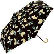 折りたたみ傘 晴雨兼用 レモン ミニ 50cm 手開き式 紫外線防止効果 9716-012-002 BK