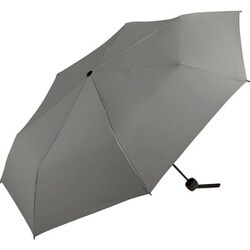 折りたたみ傘 晴雨兼用 UNISEX BASIC FOLDING Wpc. 58cm 手開き式 UVカット はっ水加工 グレー UX001-913-002