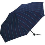 折りたたみ傘 晴雨兼用 UNISEX WIND RESISTANCE FOLDING Wpc. ストライプ ミニ