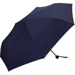 折りたたみ傘 晴雨兼用 UNISEX WIND RESISTANCE FOLDING Wpc. 65cm 手開き式 3段骨 UVカット加工 はっ水加工 耐風 ネイビー UX003-910-002
