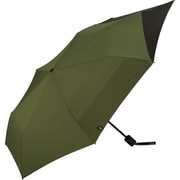 折りたたみ傘 晴雨兼用 UNISEX BACK PROTECT FOLDING Wpc. カーキ×ブラック ミニ