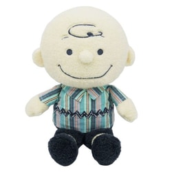 184382-23 PEANUTS ぬいぐるみ M ミントストライプ シリーズ チャーリー・ブラウン [キャラクターグッズ]