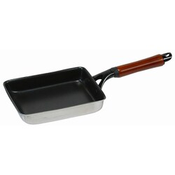 FastCook（ファストクック） 玉子焼 13×18cm IH対応 2層鋼 ダイヤモンドコート 軽量 高耐久 HB-6750