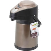 HB-6763 [エアーポット 2.5L 軽い力で押しやすい ステンレス ダークブラウン]