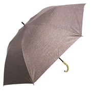 ショートワイド傘 晴雨兼用 55cm UV加工 遮熱/遮光 CC ダンガリー無地PHOTO ブラウン 27395BR