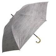 ショートワイド傘 晴雨兼用 55cm UV加工 遮熱/遮光 CC ダンガリー無地PHOTO チャコール 27395CH