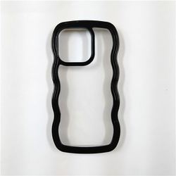 AIC22-MC14PBK [mocoフレームケース iPhone 14 Pro用 ブラック]