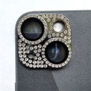 ACC22-R14SV [ラインストーン9Hカメラカバー iPhone 14/14 Plus用 シルバー]