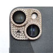 ACC22-R14RG [ラインストーン9Hカメラカバー iPhone 14/14 Plus用 ローズゴールド]