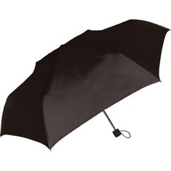 折りたたみ傘 耐風無地 65cm 手開き式 耐風仕様 ビッグサイズ Natural Basic ブラック 423-022