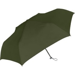 折りたたみ傘 紳士 無地 55cm 手開き式 Natural Basic カーキ 423-006