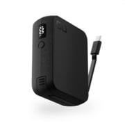 モバイルバッテリー SMARTCOBY Pro CABLE C 10000mAh 着脱可ケーブル内蔵 USB-C×2 ブラック SMARTCOBYPRO-35W-CABLE-C-BK